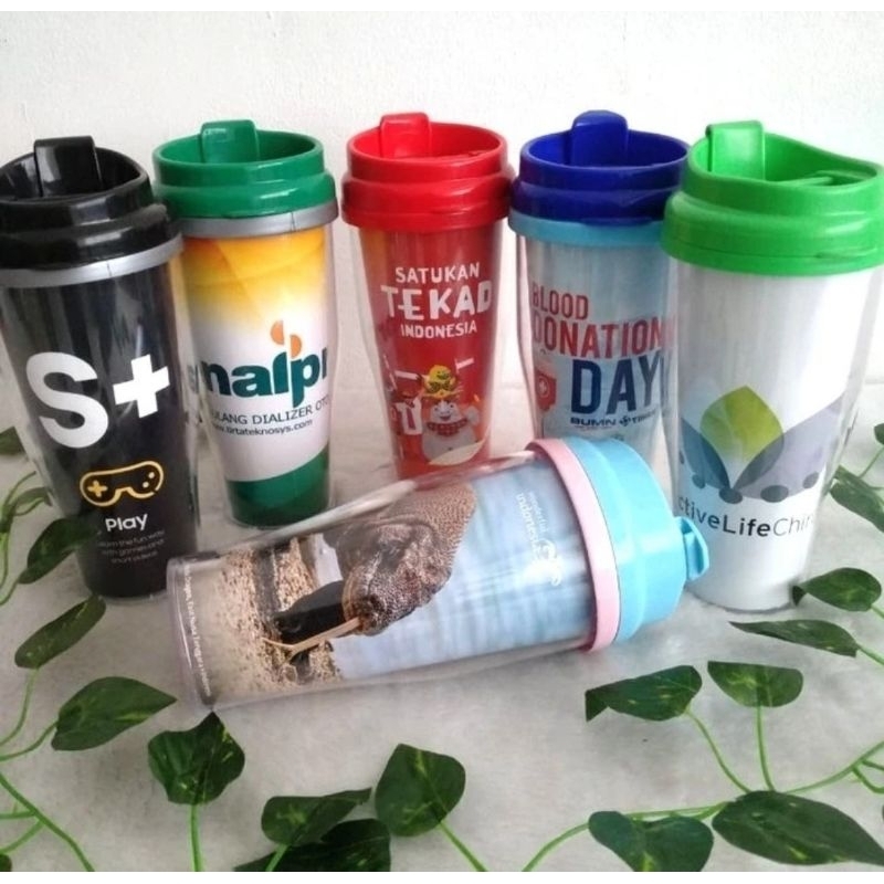 TR200 tumbler insert paper 470 ml/ tumbler best seller + box putih