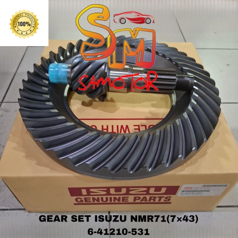 Gear set Isuzu NMR71 7x43 6-41210-531
