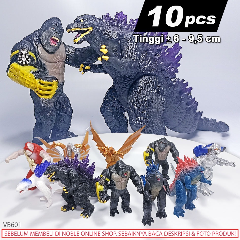 KAIJU GODZILA VS KONG 10 FIGURE THE NEW EMPIRE SUPER GIANT MONSTER KINGKONG GORILA DRAGON NAGA BIG R