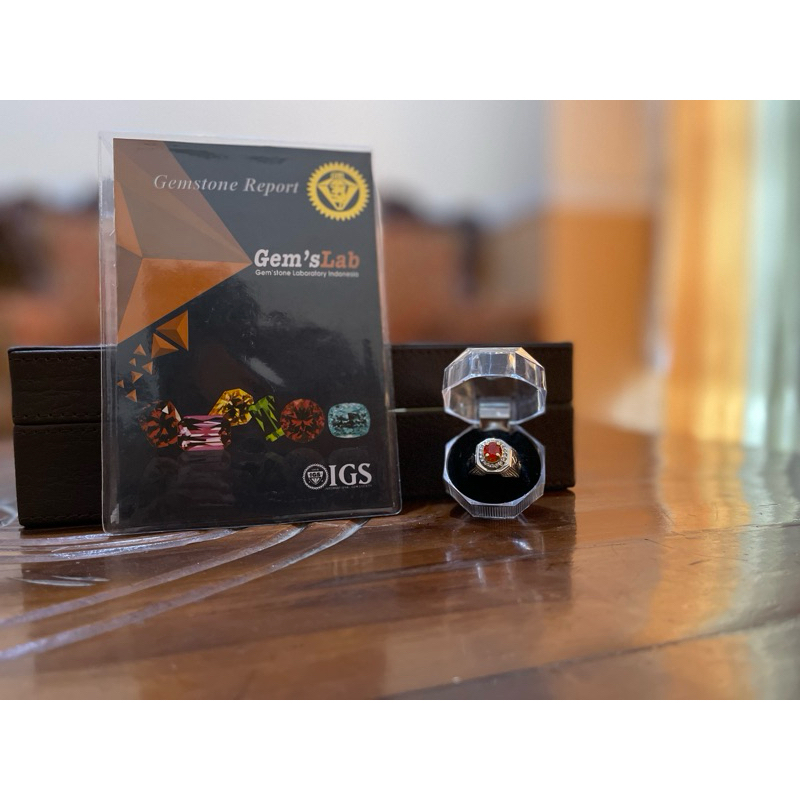 Orange Sapphire Songea 1.01 ct Memo GLI