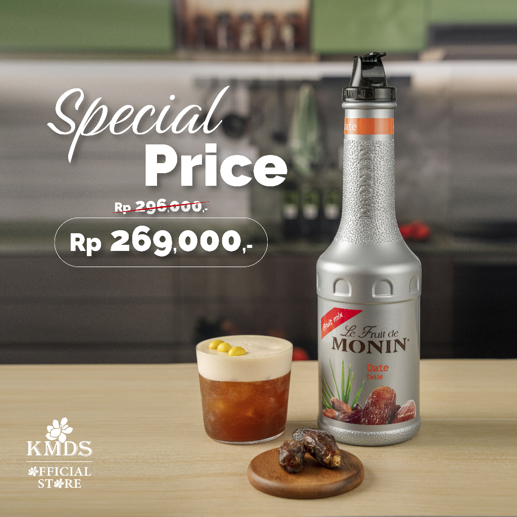 

MONIN PUREE FRUITMIX DATE (KURMA) 1L 1000ML