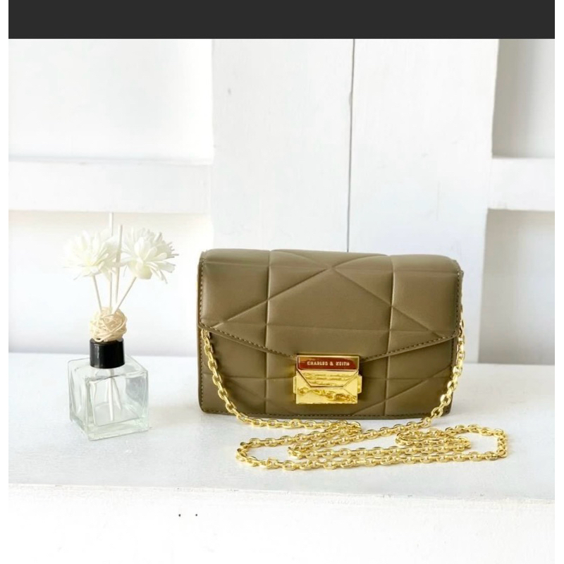 tas charles n keith mini original