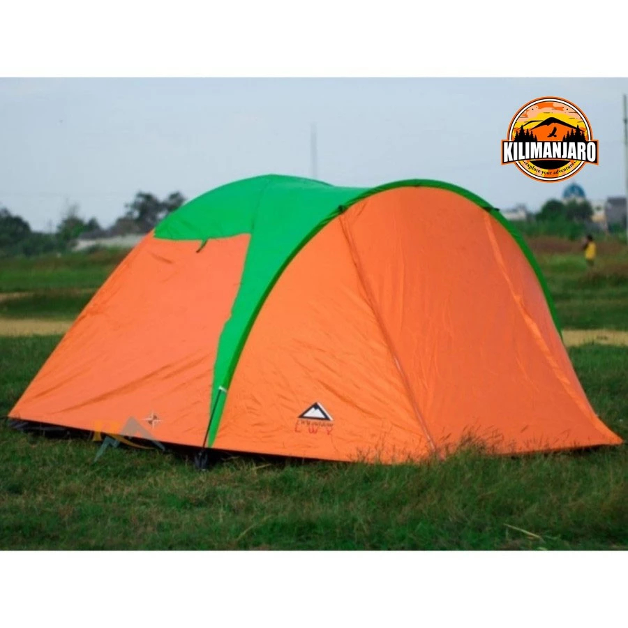 Tenda Camping Tenda Dome Double Layer LWY Outdoor 4 Orang