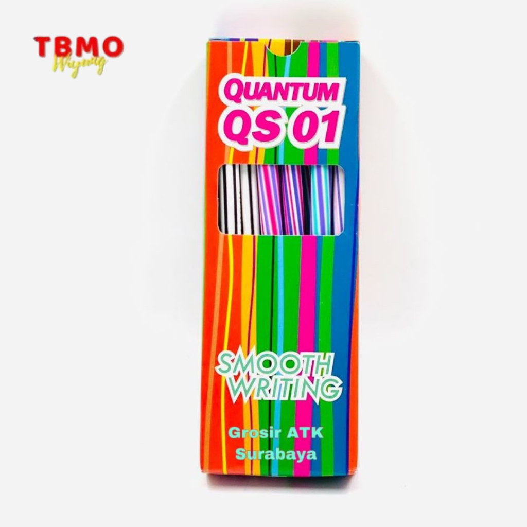 

INNER ISI 12PACK BOLPEN QUANTUM QS01 STANDARD BLACK