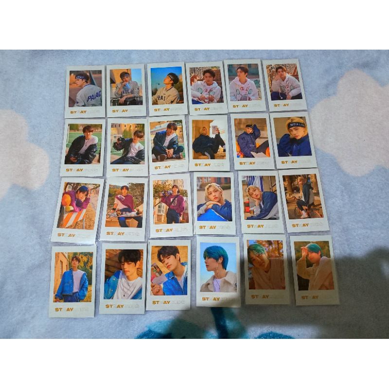 pc photocard pola polaroid unlock golive inlife straykids bangchan leeknow changbin hyunjin han feli