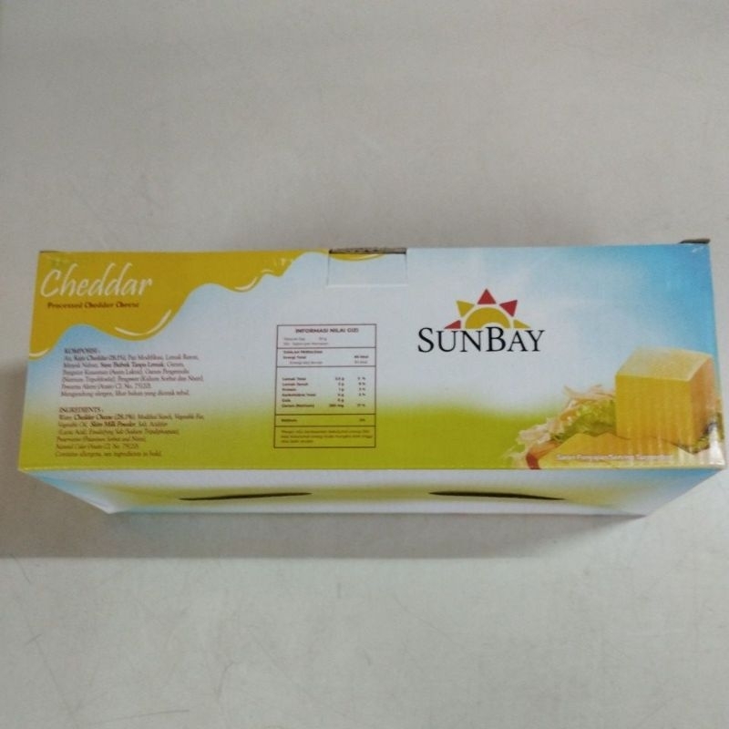 

Keju Cheddar/Parut Merk Sunbay