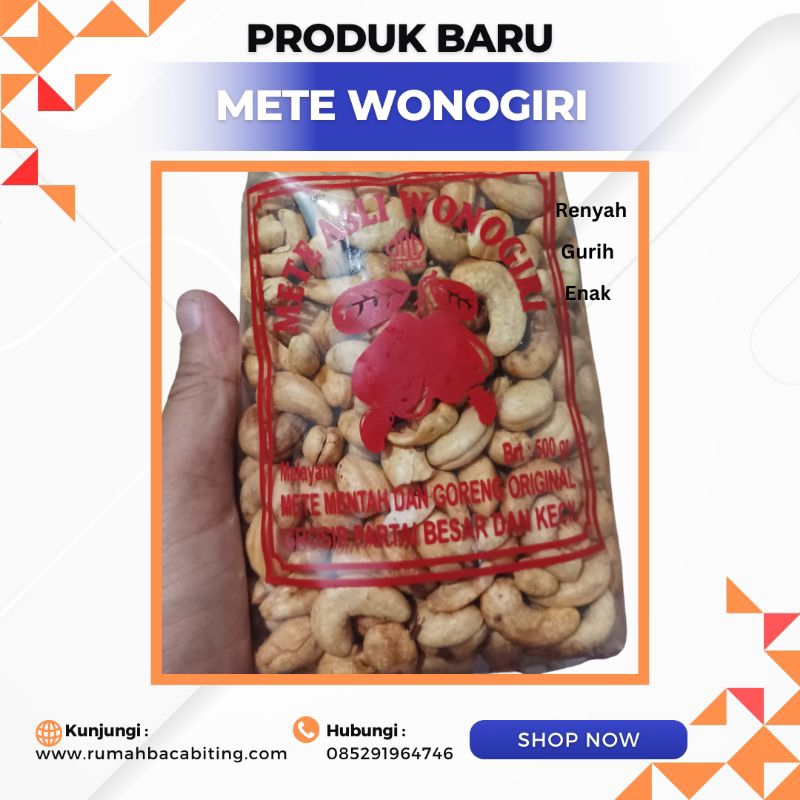 

KACANG METE WONOGIRI 1 KG MENTAH