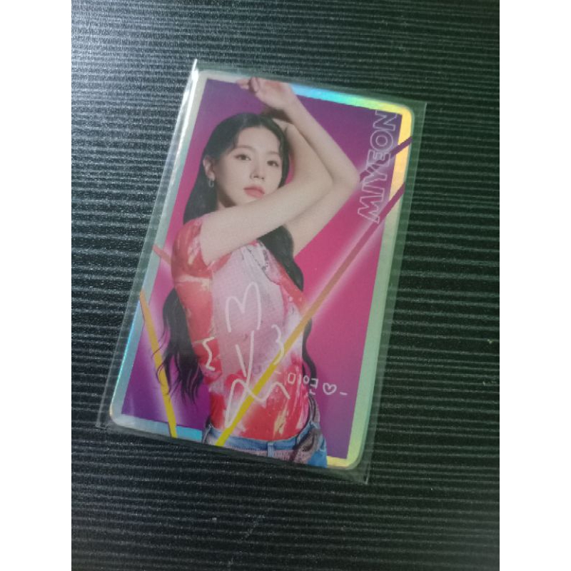 Photocard Miyeon Gidle x Rexona Official