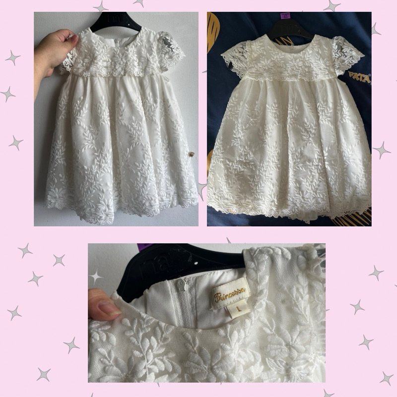 Dress Anak / Putih Dress Anak / Dress Baju Baptis Anak
