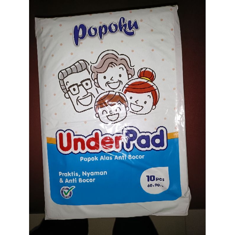 POPOKU UNDERPAD 60X90CM (XL) ISI 10 PC