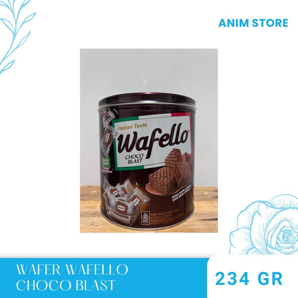 

WAFER WAFELLO CHOCO BLAST KALENG 234 GR MURAH