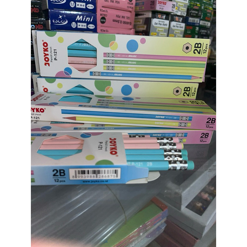 

Pensil 2B warna pastes ada hapusan nya 12pcs