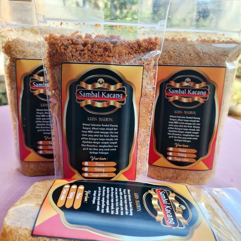

500 gram sambal kacang premium sambel pecel khas madiun