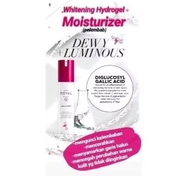 "ROYAL LUNA WHITE WHITENING HYDROGEL MOISTURIZER" by Jafra