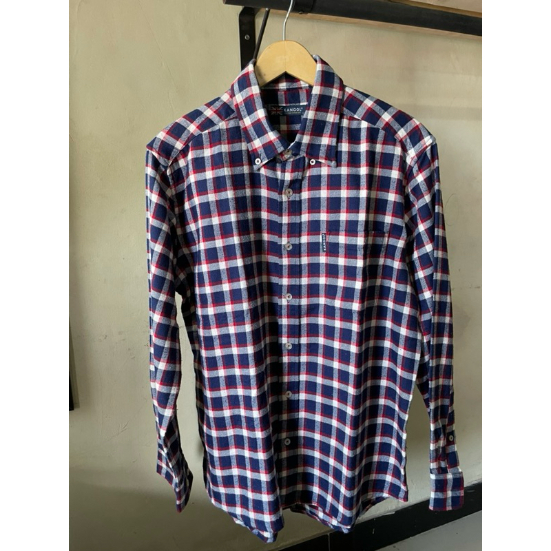 kemeja flanel second brand/kangol/original