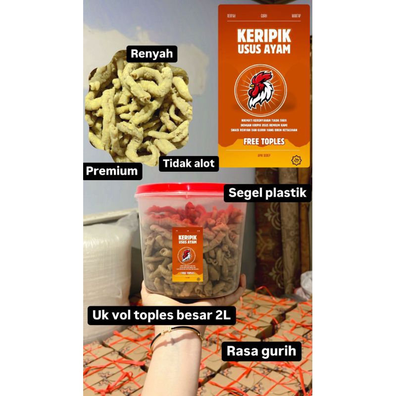 

KRIPIK USUS RENYAH ASLI BISA D MAKAN PAKAI NASI ANGET