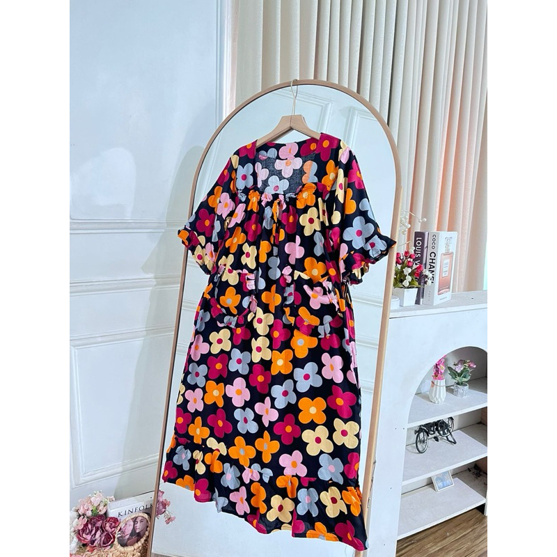 DRESS LOLI SERUT DADA JUMBO