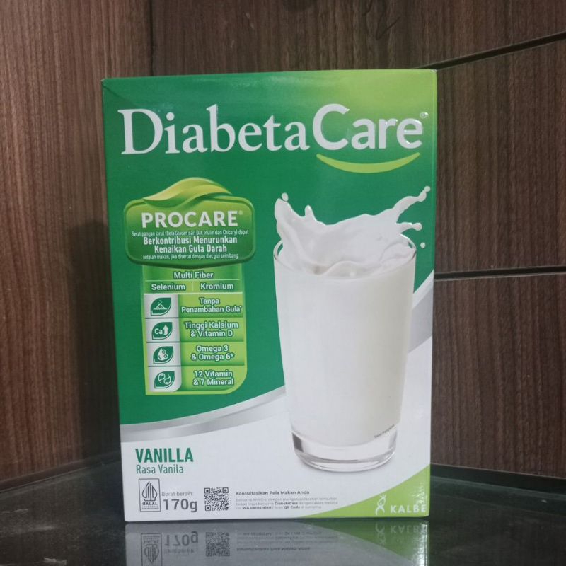 

DiabetaCare Coklat/Vanilla 170g