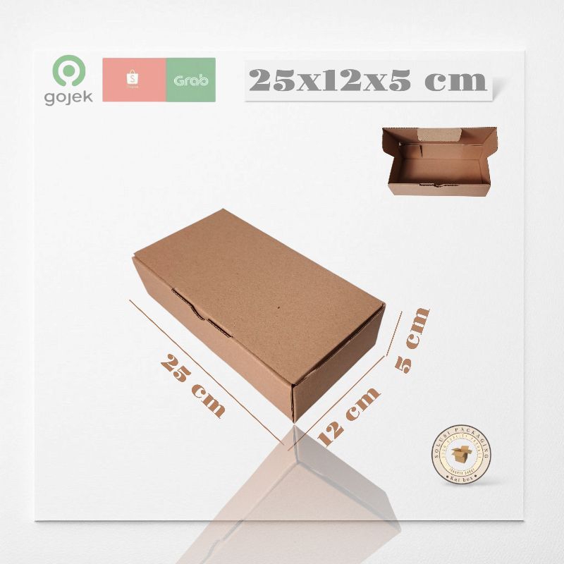 

kardus ukuran 25x12x5 cm die cut model pizza