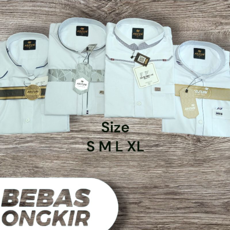 KOKO ARZUN PUTIH LENGAN PENDEK