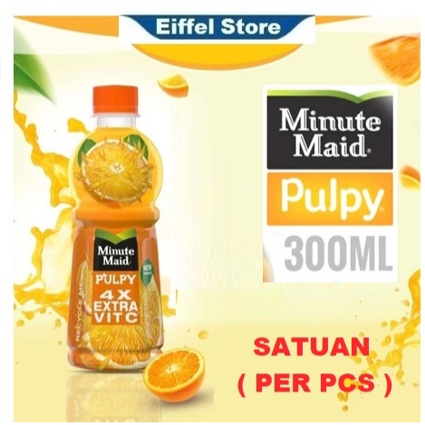 

MINUTE MAID PULPY ORANGE TERMURAH | Minuman Minute Maid Puply Orange 300 ML - Satuan Per PCS