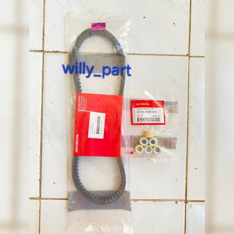 V-Belt Van Belt Only + Roller Set Vario 110 Karbu Vario 110 techno karbu Vario lama KVB