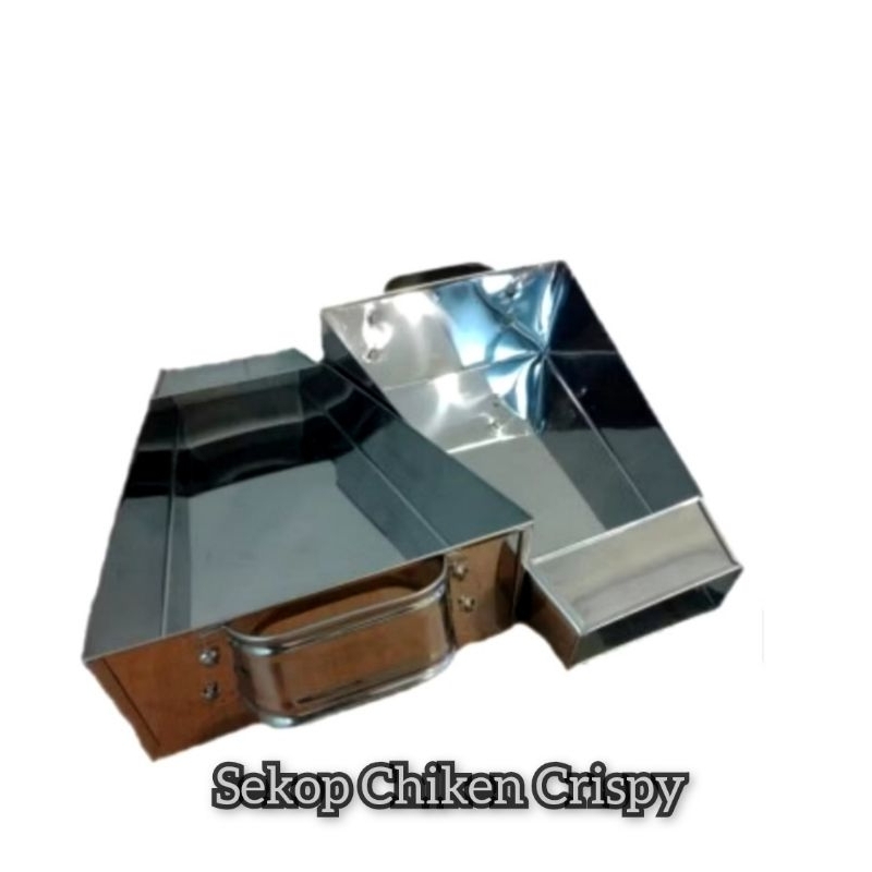 Sekop shihlin stainless / Sekop corong shihlin / Sekop chicken crispy / Sekop shihlin frozen