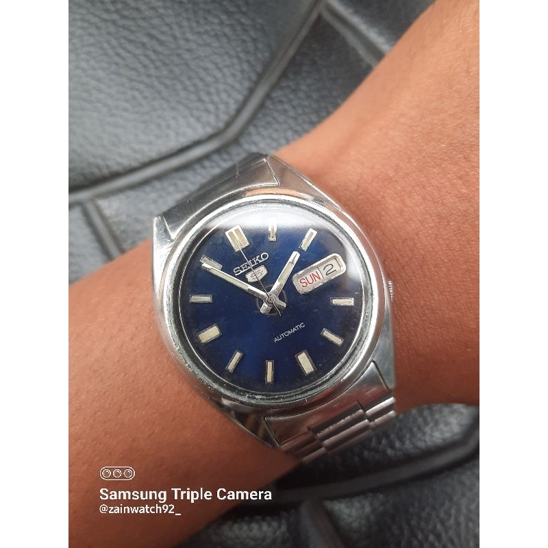 Seiko 5 Caliber 7009-3040 Blue Dial Automatic