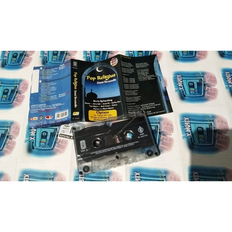 kaset pita pop religius ( novia kolopaking, chisye, rafika duri, yuni shara..)