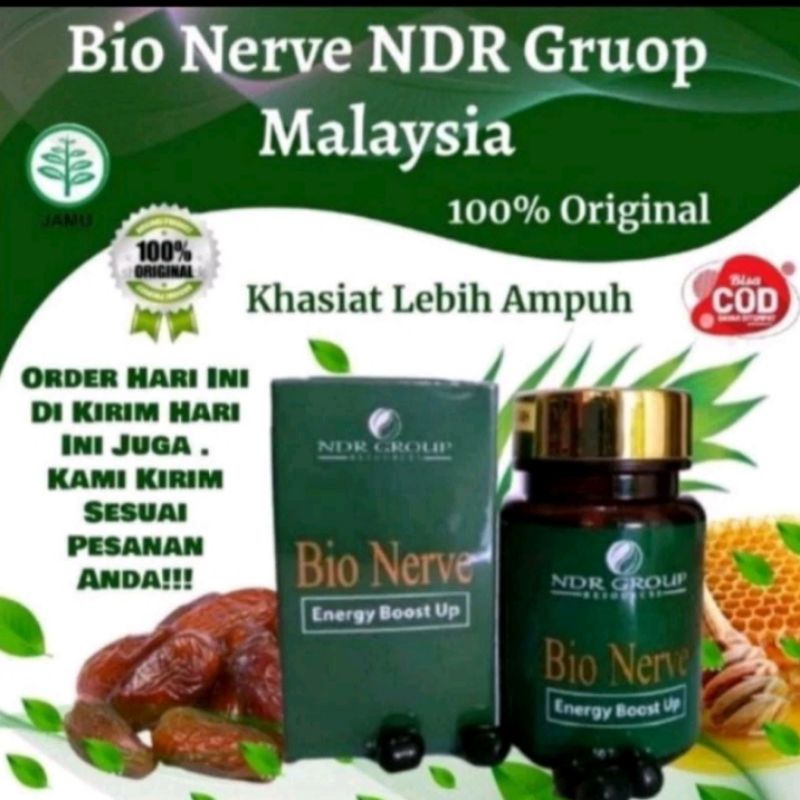 Bio Nerve 100% original obat kolesterol asam urat setroke