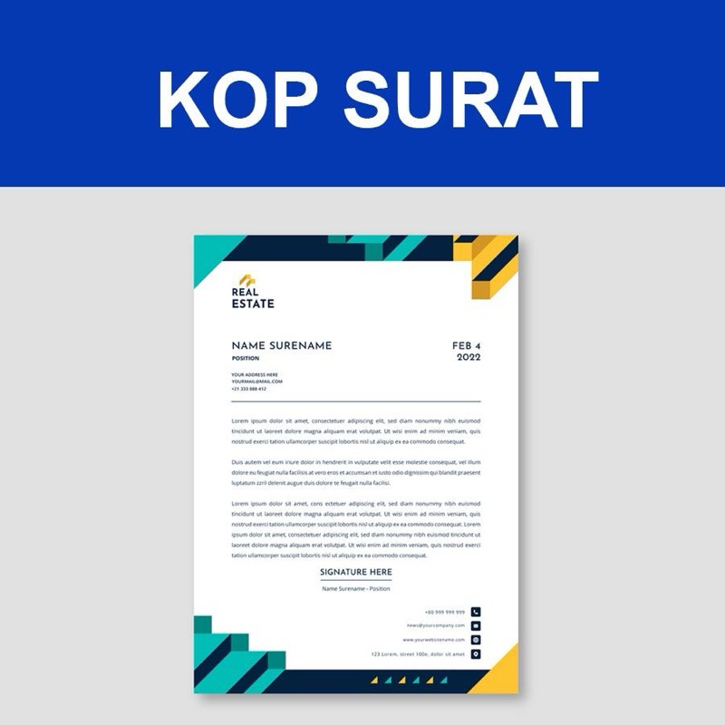 

Kop Surat Perusahaan Full Colour HVS 100 gr.Minimum Pemesanan 2 rim