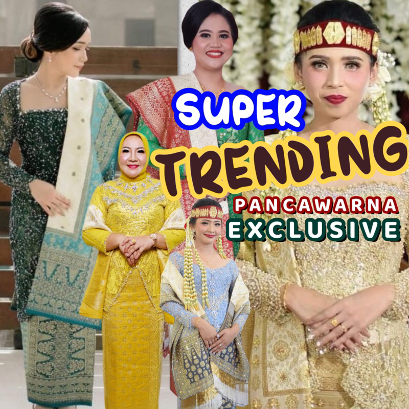 SONGKET PANCAWARNA ORI EXCLUSIVE/SONGKET MASA KINI/ TENUN ASLI/ ILHAM SONGKET