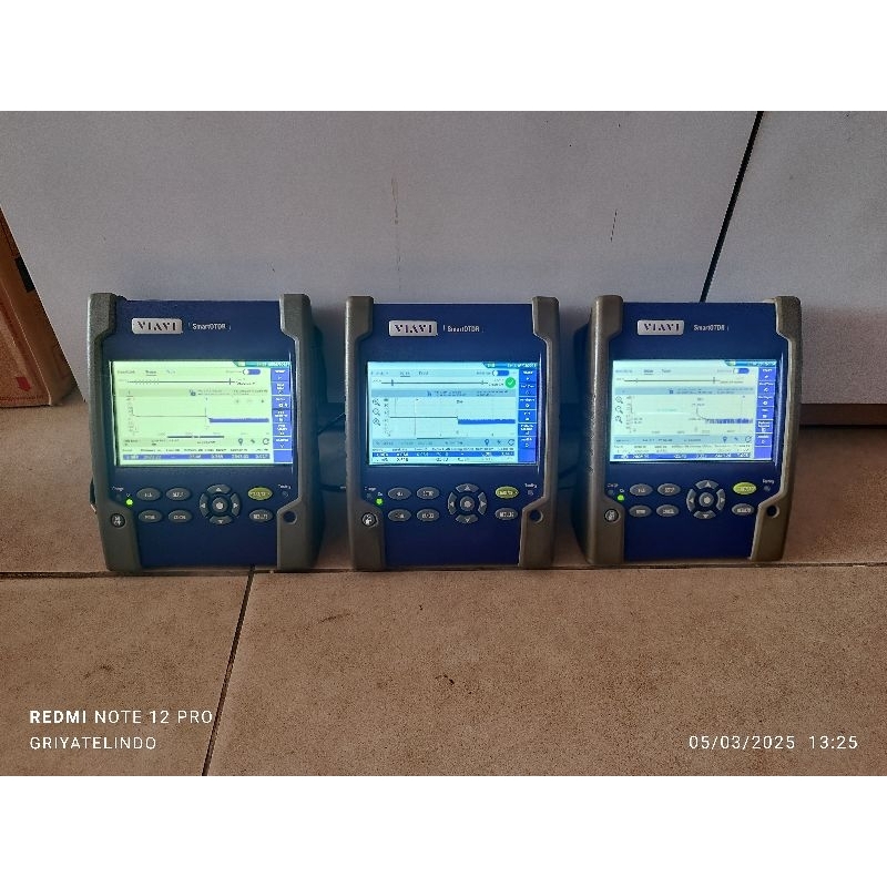 OTDR VIAVI SMARTOTDR SECOND  KOMPLIT MINUS TOUCHSCREEN ADA YG GAK FUNGSI TAPI MASIH BISA PAKE TOMBOL