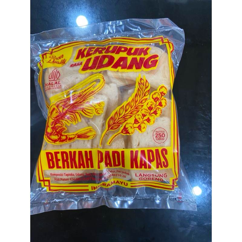 

Kerupuk udang berkah padi kapas 250gr