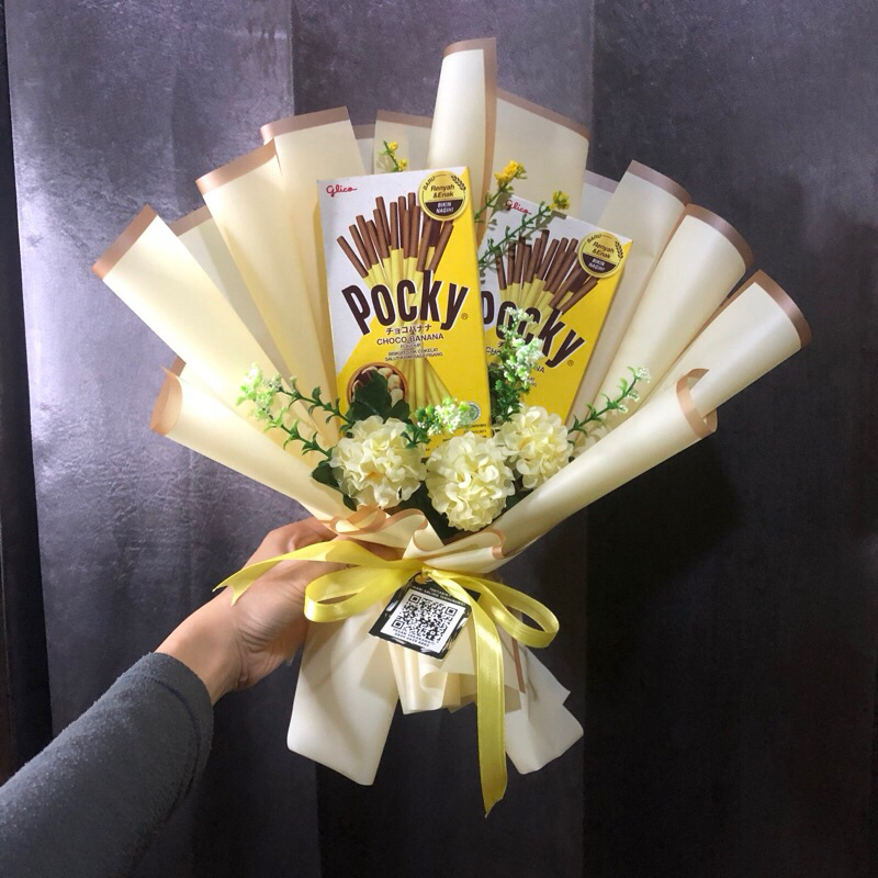 

Buket Pocky Rasa Pisang