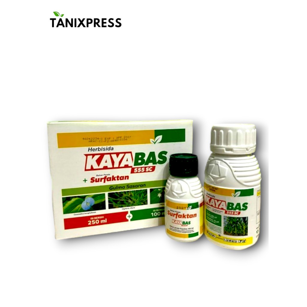 KAYABAS 555 SC + SURFAKTAN HERBISIDA 250ML ( Atrazin 500 g/l + Mesotrion 55 g/l )