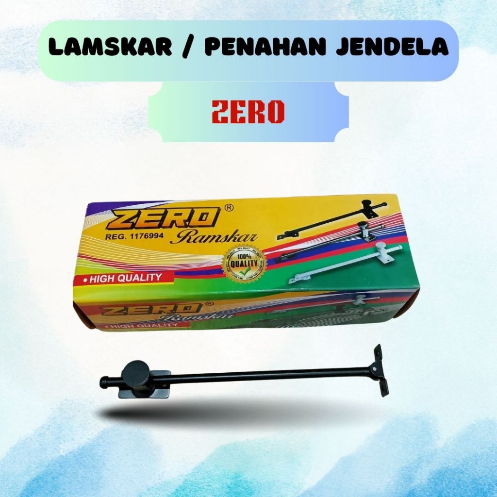 ZERO Lamskar Jendela Penahan Jendela Hak Angin Lamskar Putar Panjang 25cm