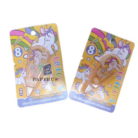 

CORRECTION TAPE / TIP EX KERTAS 907 FANCY / KARAKTER / BT21 / BTS / UNICORN / AVENGERS / SUPER HERO / SPIDERMAN / FROZEN