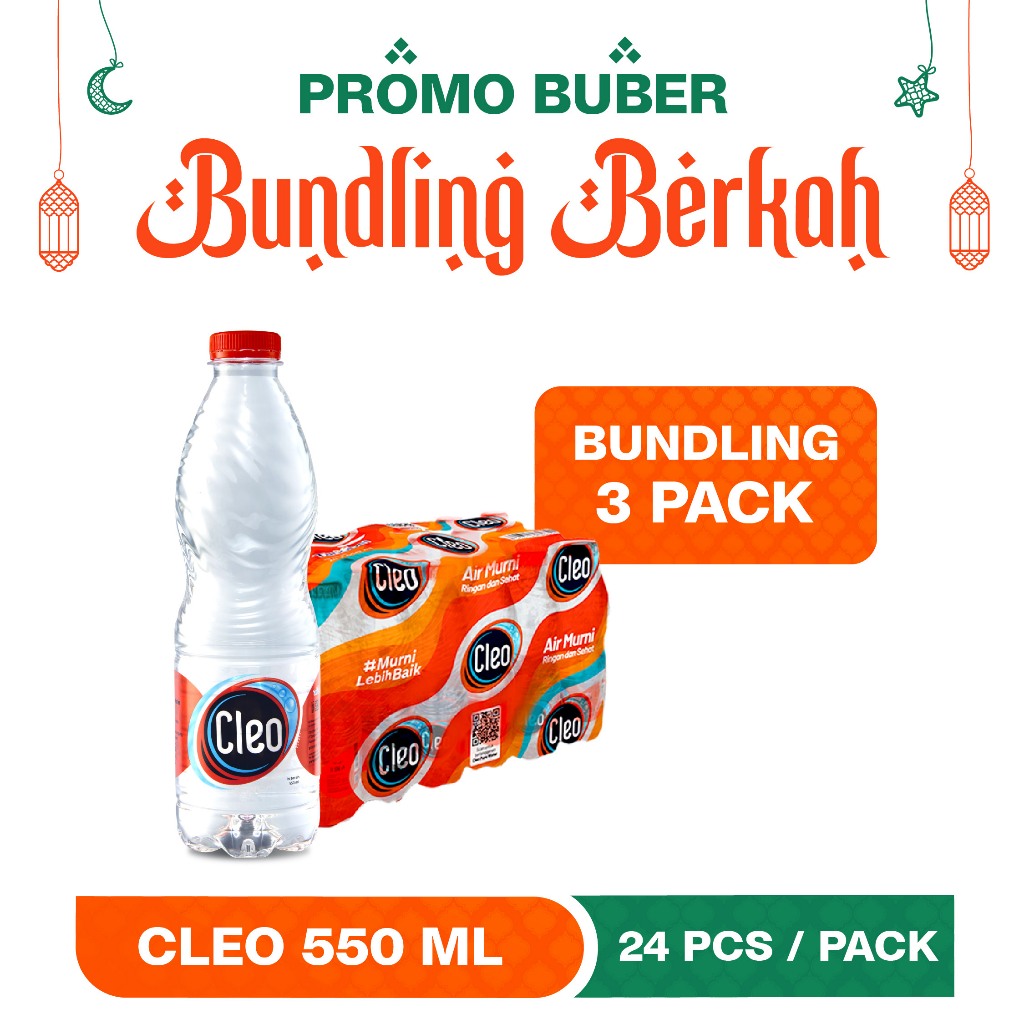 

Cleo Air Murni 550 3D Shrink 24pcs - Bundling Hemat 3 Packs