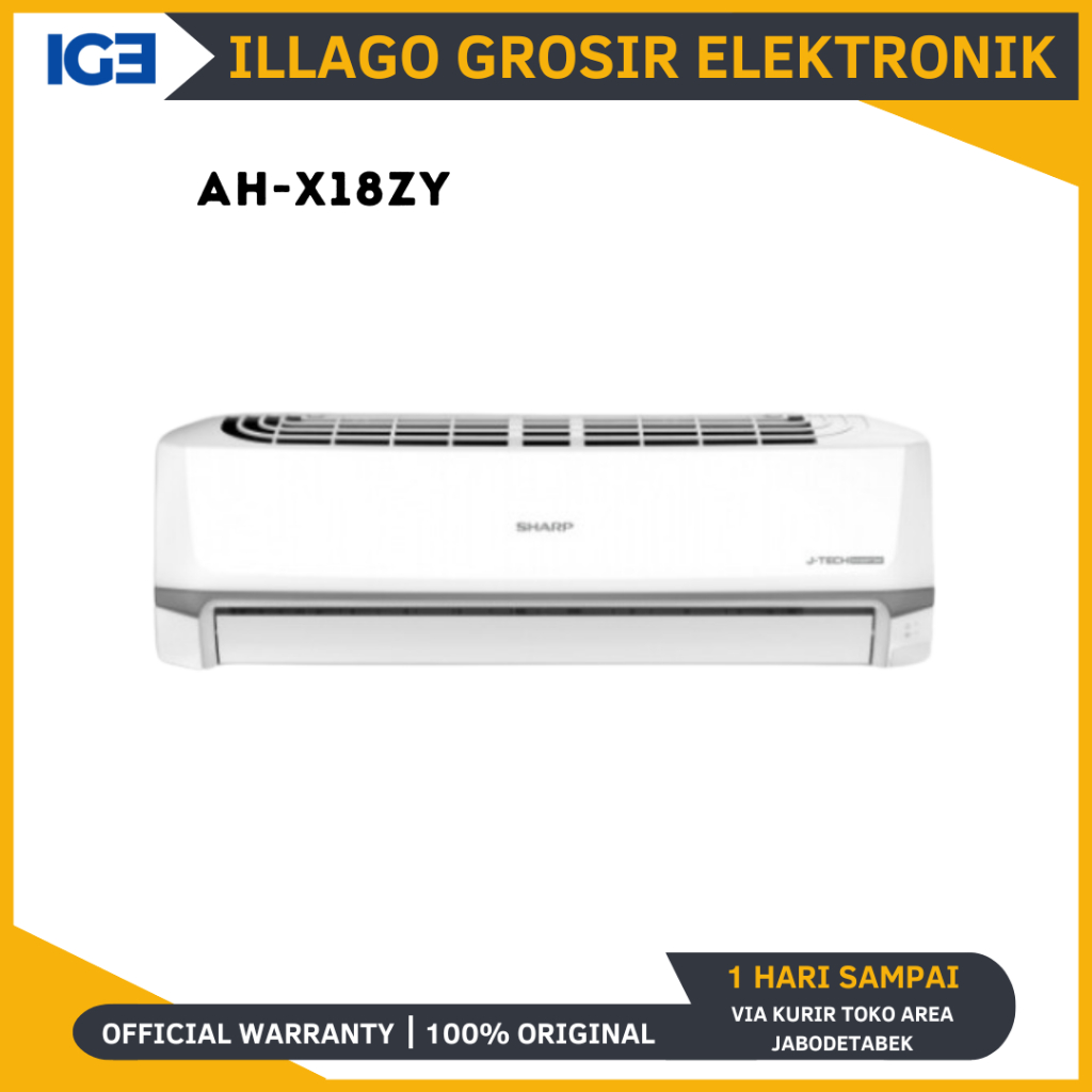SHARP AH-X18ZY AC Split J-Tech Inverter 2PK THAILAND