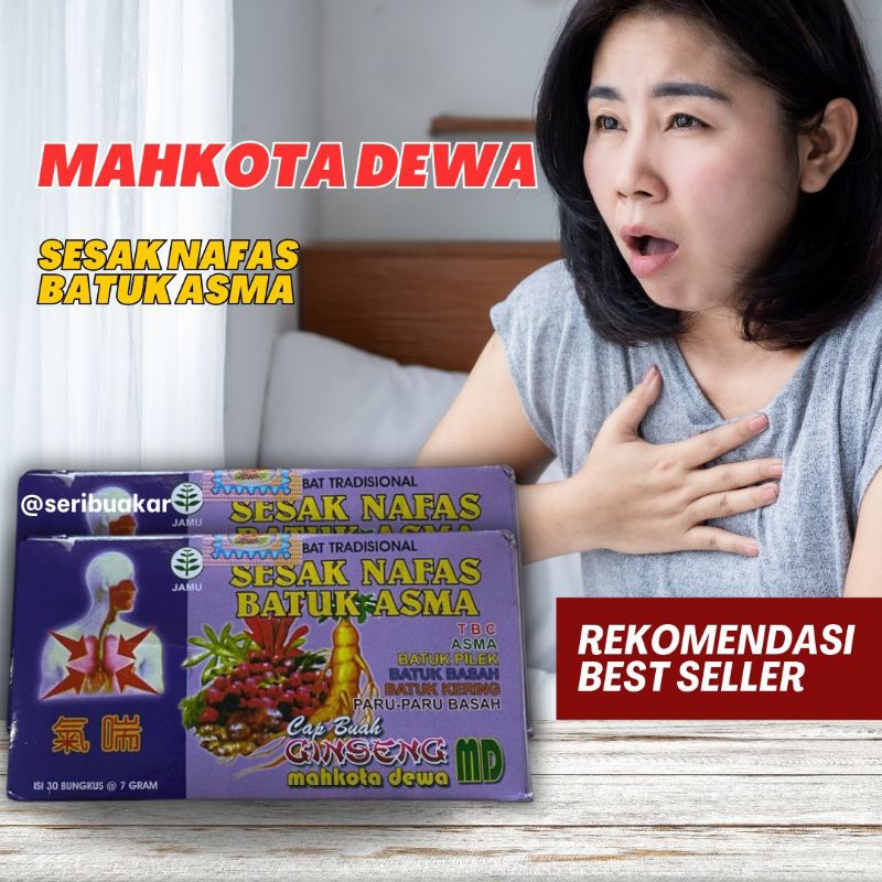 

Mahkota Dewa Herbal Sesak Nafas Original