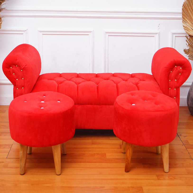 Paket Sofa Panjang Chaise Lounge Bangku Estetik Sofa Bench Tangan Berkualitas