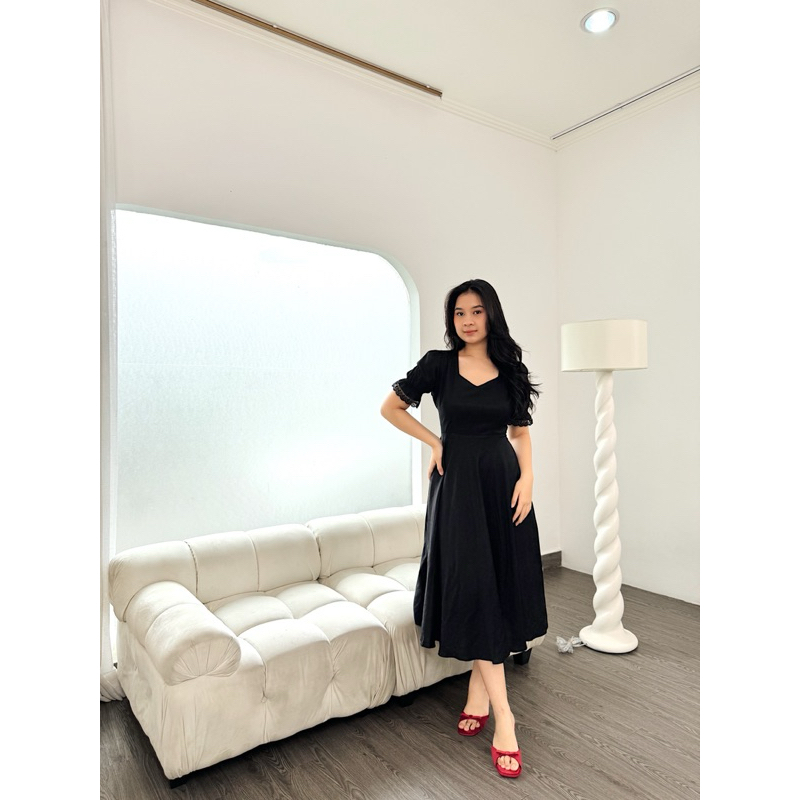 ASD PROJECT || GLAMORA MIDI DRESS || DRESS WANITA