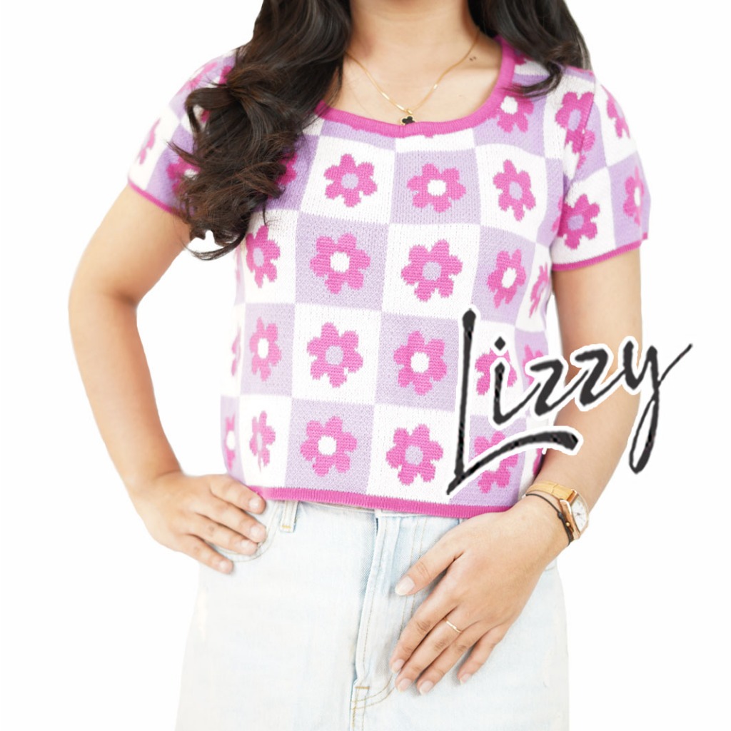 Crop Top Flower Square