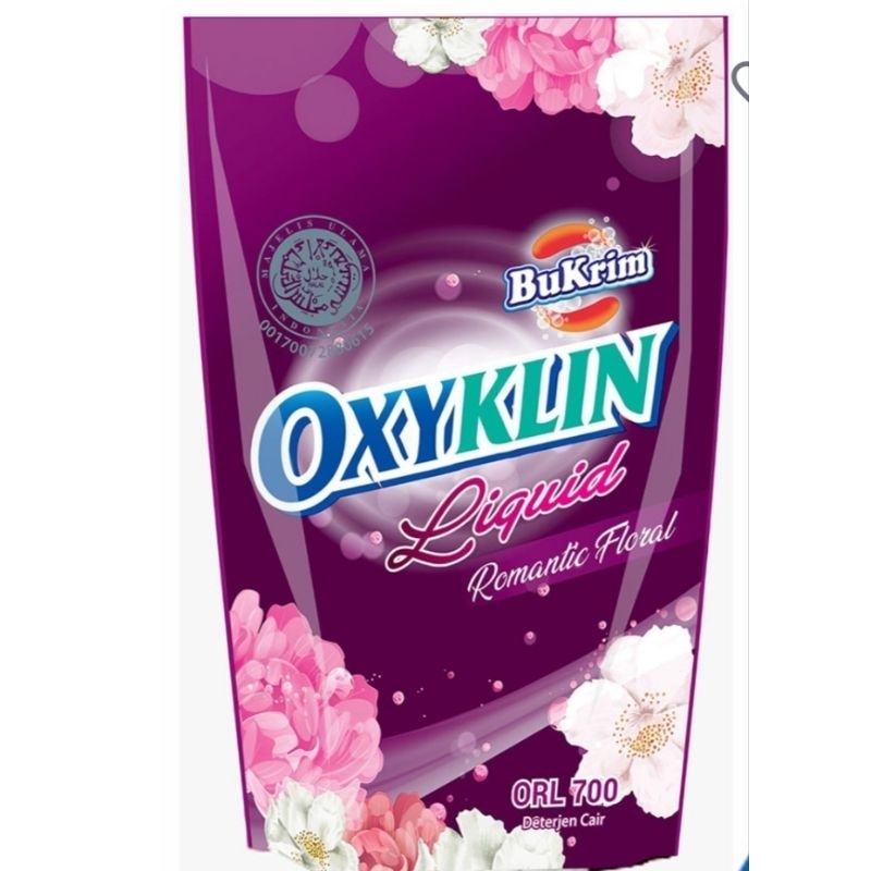Bukrim Oxyklin Deterjen Cair 700ml // Oxy klin Deterjen Cair