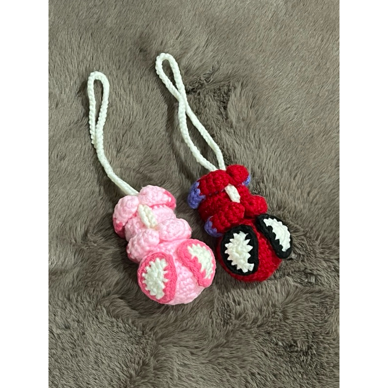 Gantungan Rajut Tas Kunci Rajut Spiderman