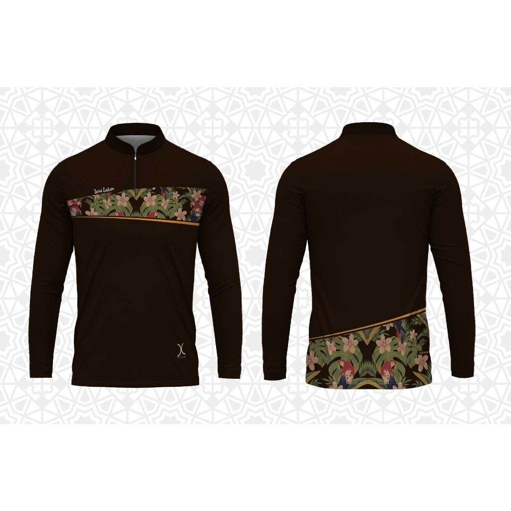 Baju Koko Stylish Pria Kombinasi Batik Modern Kekinian Koko Muslim Dewasa