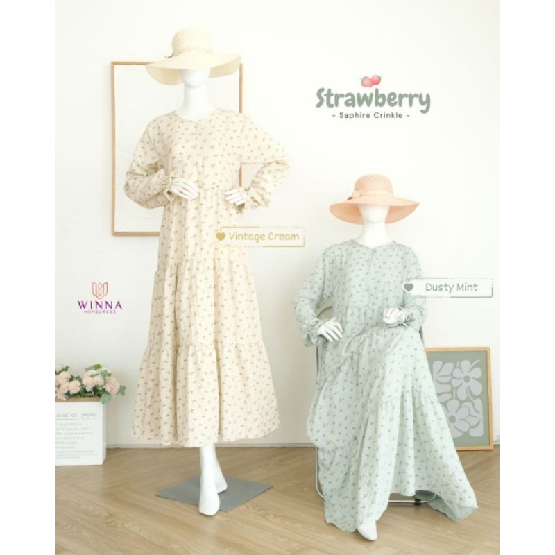 Homedress Strawberry by Winna
