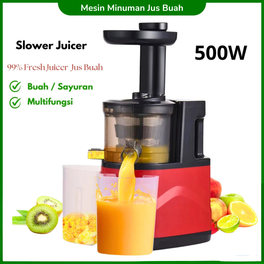 Blender Jus Buah Mesin Minuman Slow Juicer