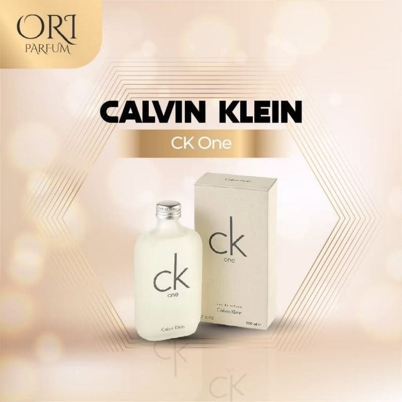 PARFUM CK ONE ORIGINAL